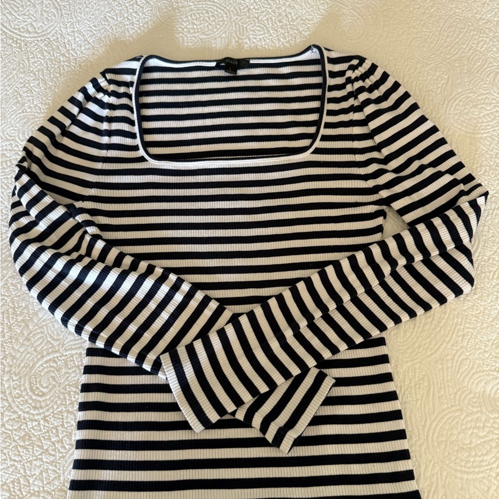 J. Crew Navy & White Striped Top❗️